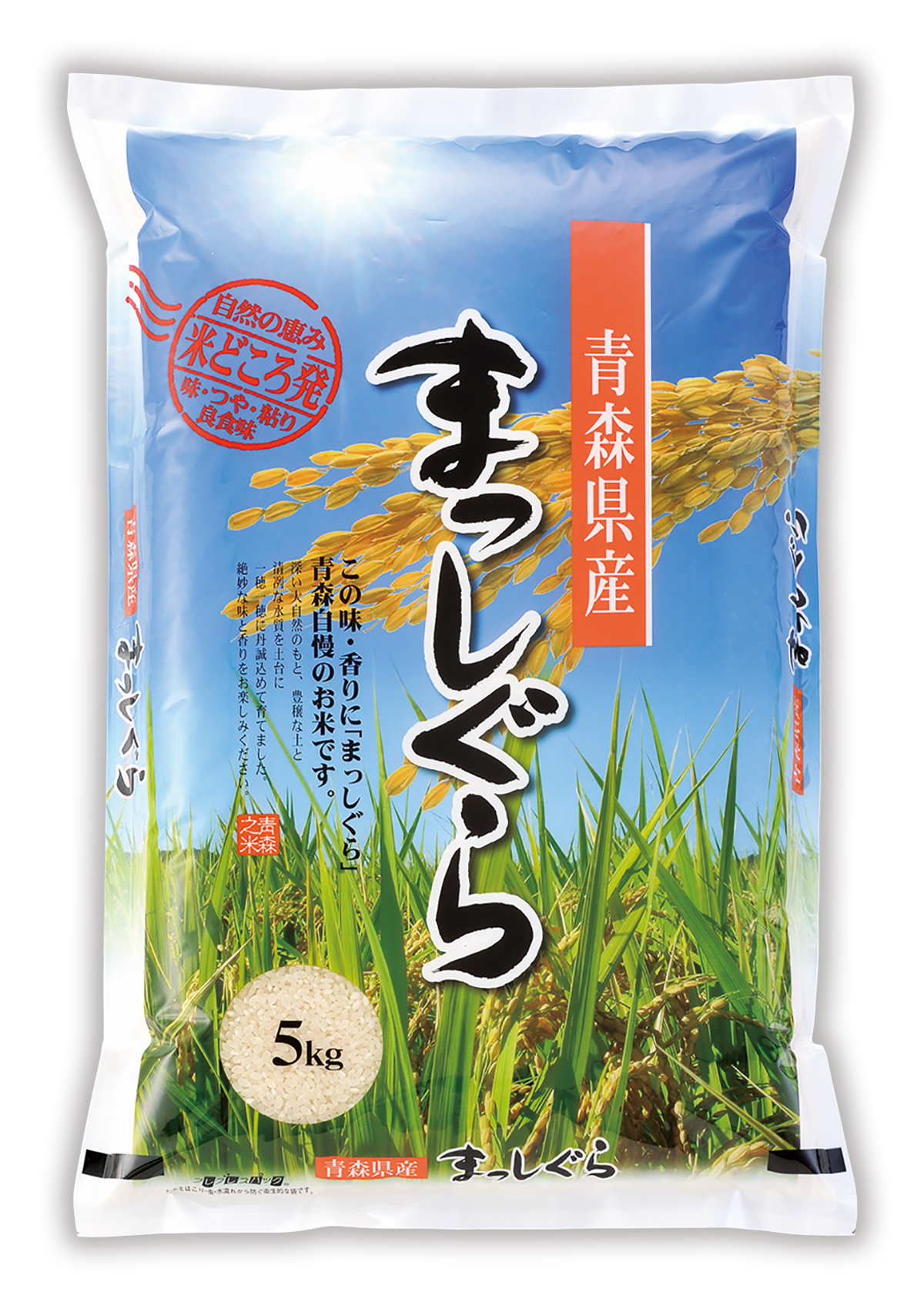 青森産 まっしぐら 晴天