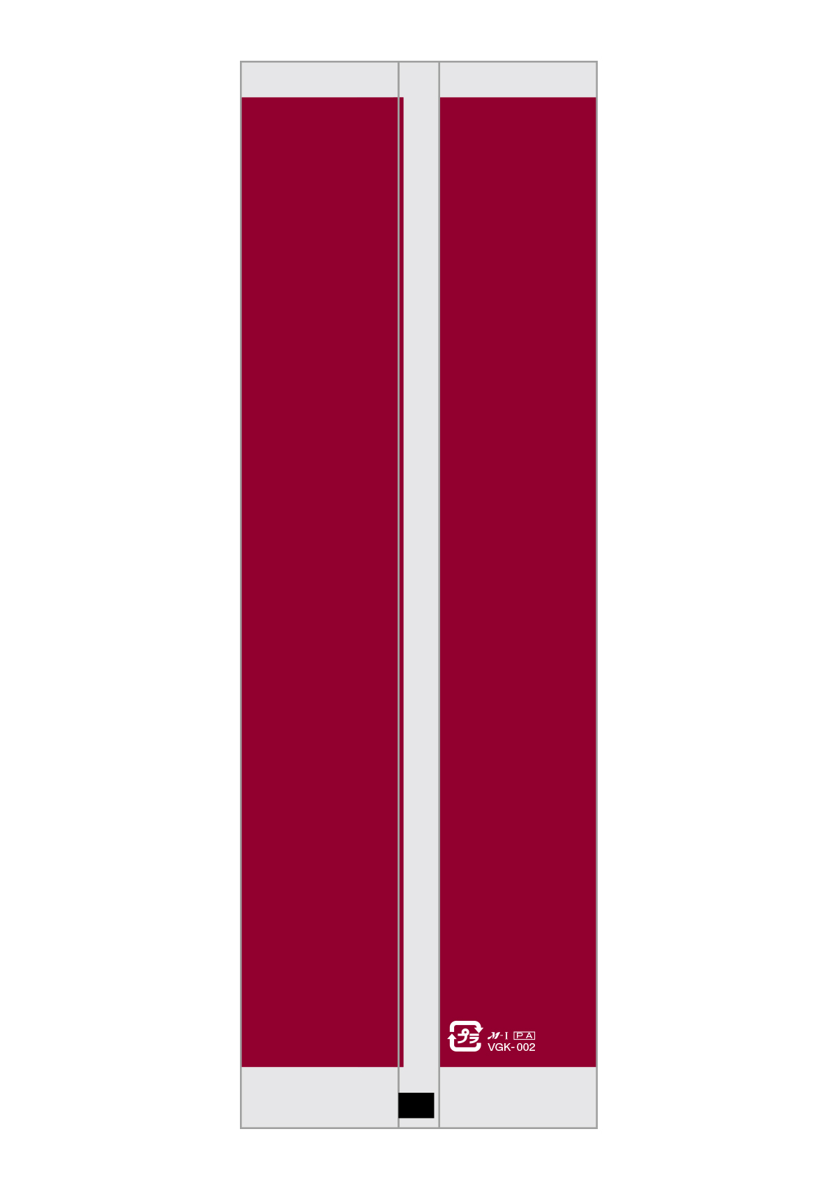 真空小袋ガゼット 雲龍和紙 あかね