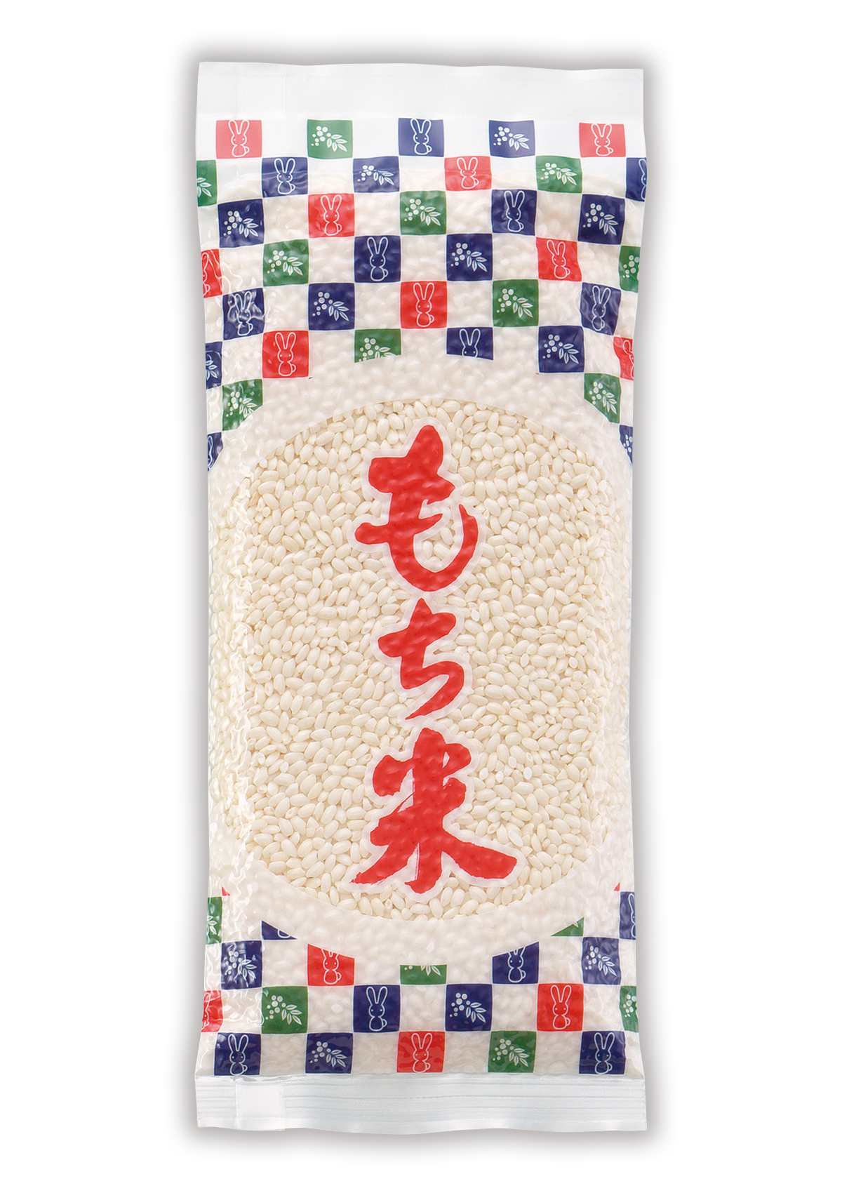 もち米 うさぎと格子